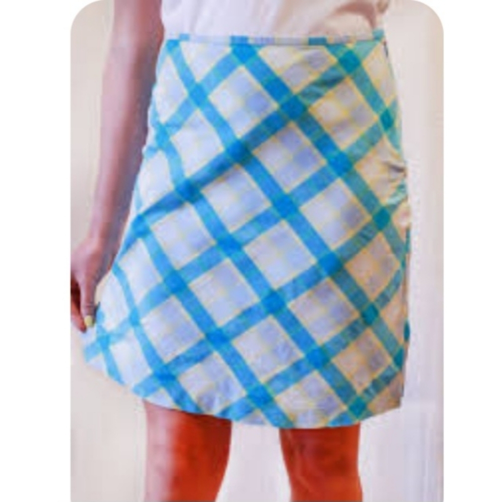 American Eagle Plaid Pencil Skirt